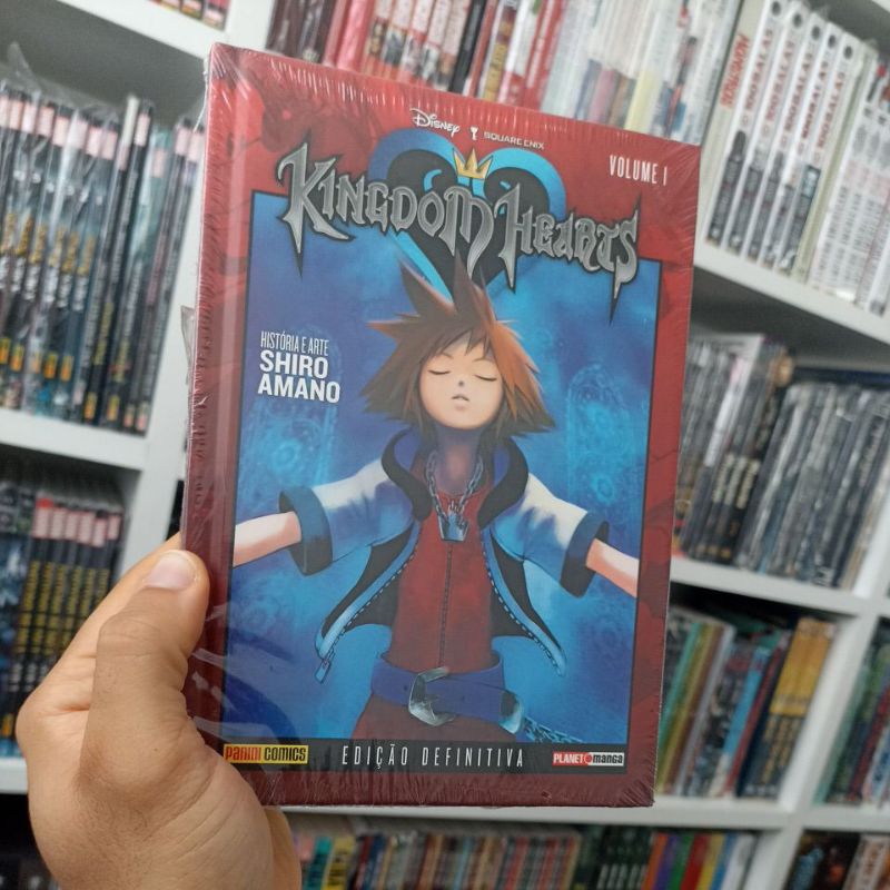 Kingdom Hearts - Coleção completa mangá luxo CAPA DURA LACRADO Edição definitiva Shiro Amano Disney Square Enix Panini