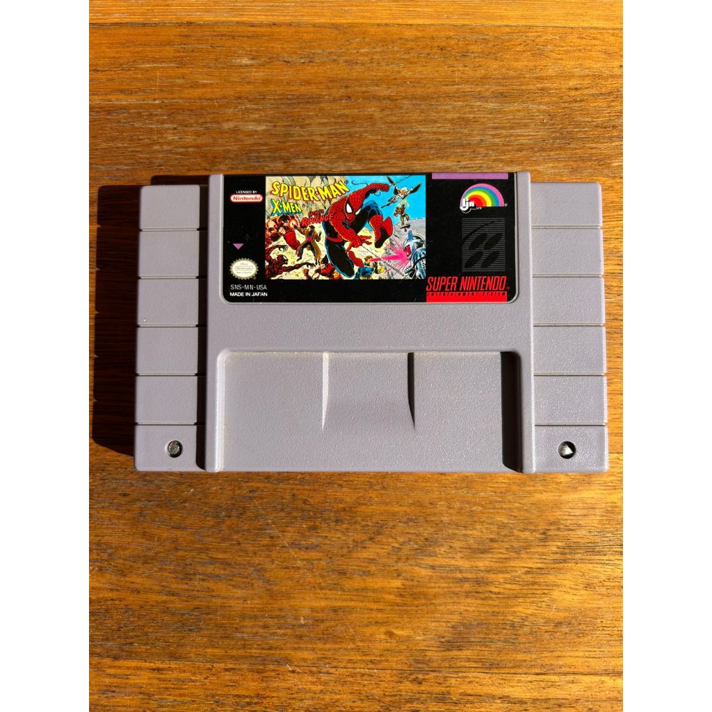 SPIDERMAN VS X-MEN - JOGO SNES (SUPER NINTENDO) - ORIGINAL