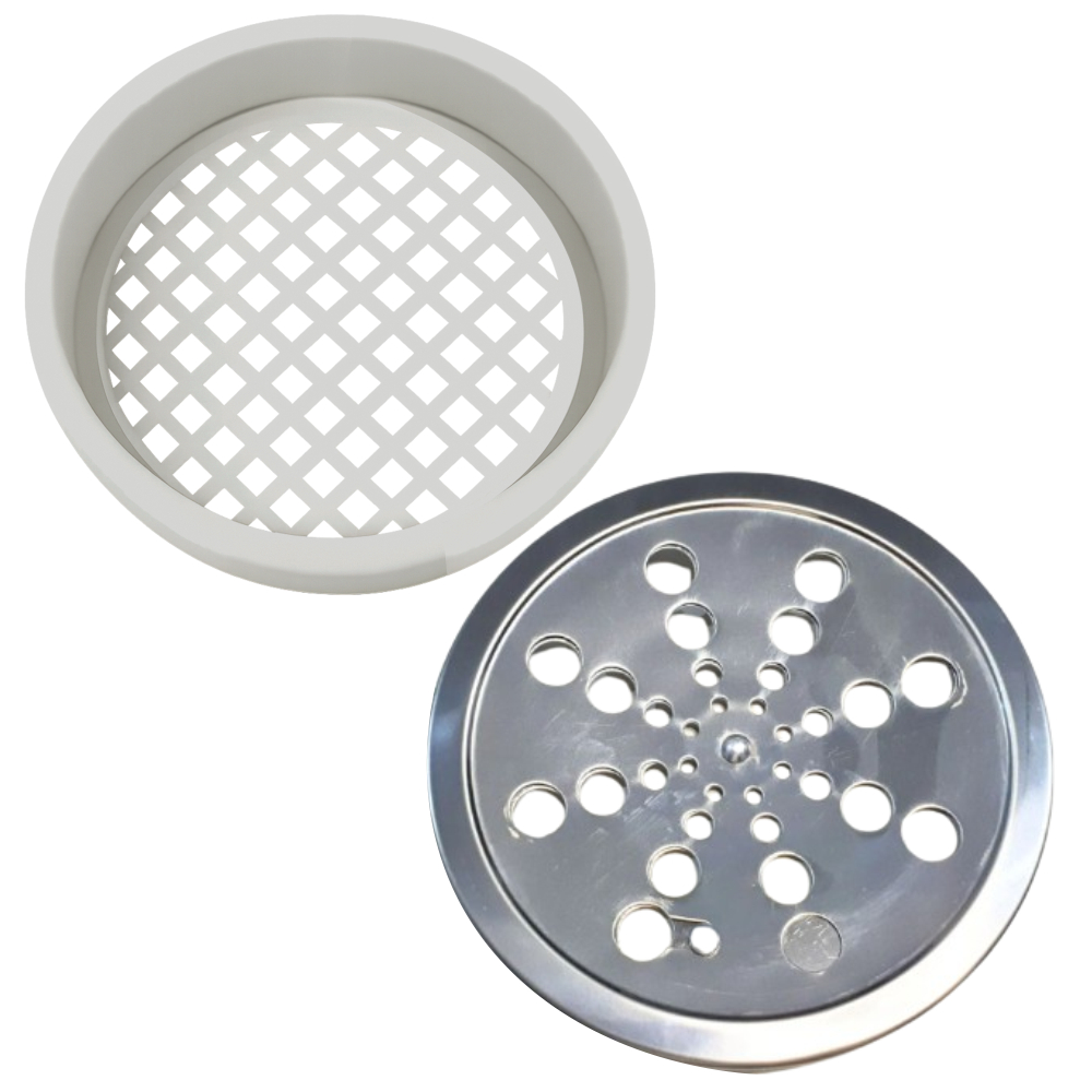 Tela Ralo De Proteção Anti Insetos Escorpião Barata E Grelha Inox 10cm 100mm ou 15cm 150mm
