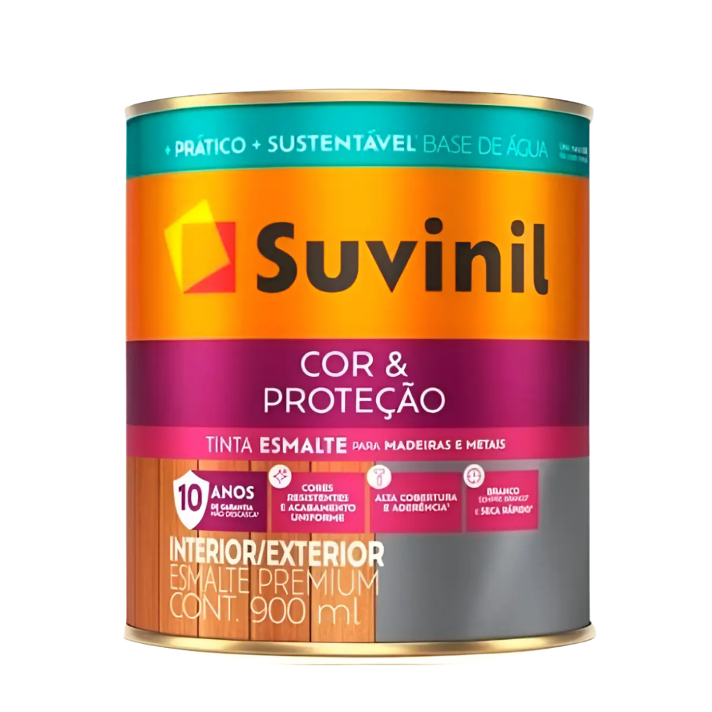 Tinta Esmalte Cor & Proteção Base Água 800ml - Suvinil