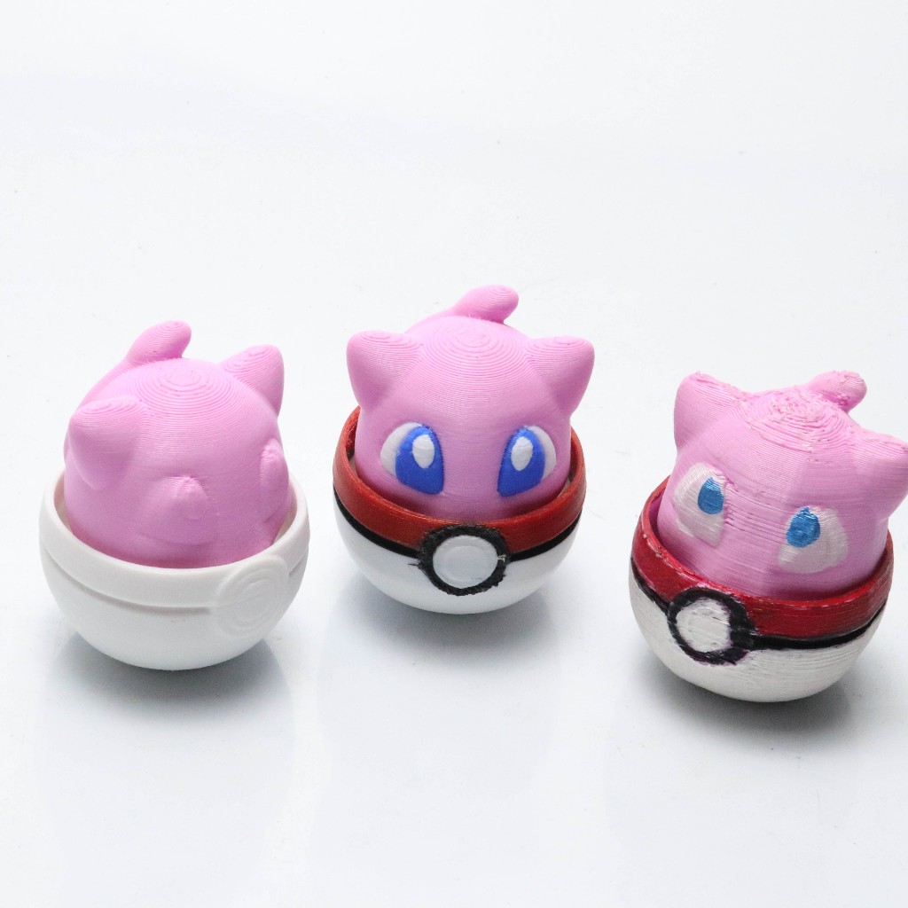 Clicker Fidget Toy Pokémon Mew | Impressão 3D | Antiestresse Colecionável