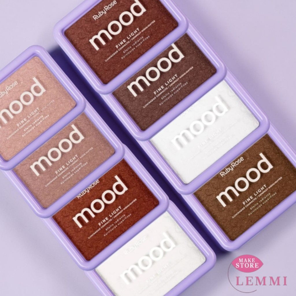 Iluminador Compacto Mood Fine Light RUBY ROSE HBM703