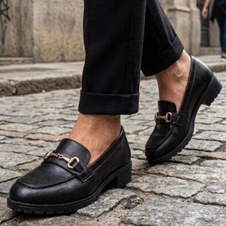 Mocassim Feminino Confortável Casual Trabalho Dia a Dia Blogueira Tendência em Oferta na Shopee