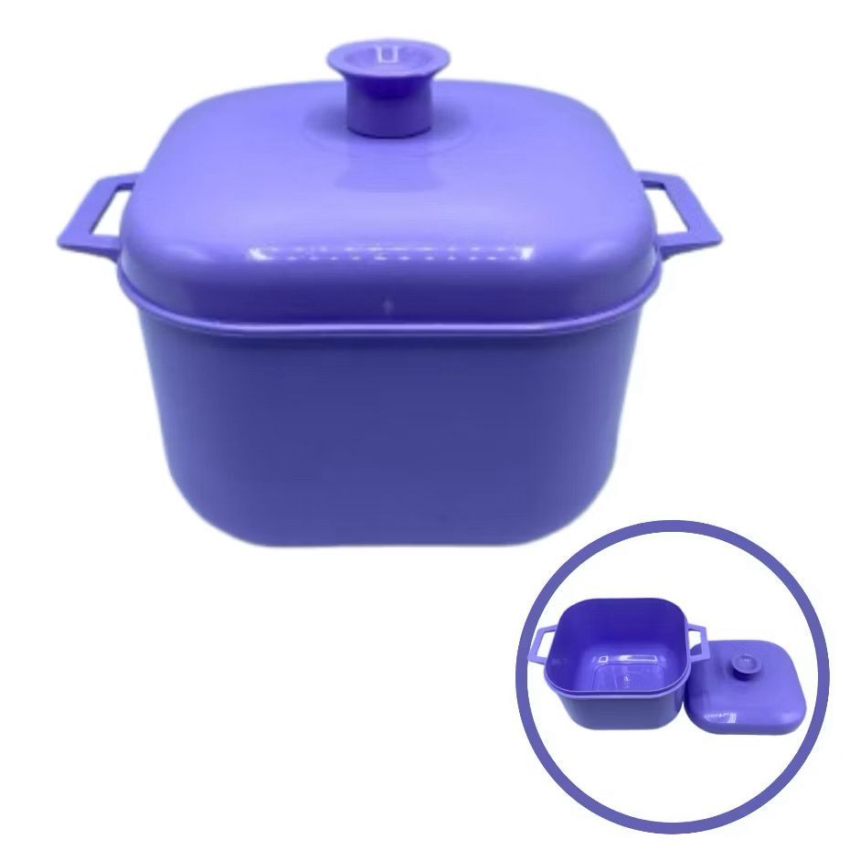 Detalhes do UNIDADES de Panela de micro-ondas caçarola 1,5 Litros / Potes multiuso / freezer/vasilia/tapoer/top