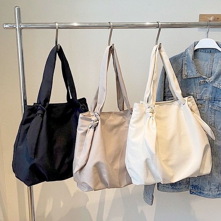 Bolsa Feminina Tote Grande Lona Leve Versátil Ombro Grande Capacidade Dia a Dia Trabalho Escola