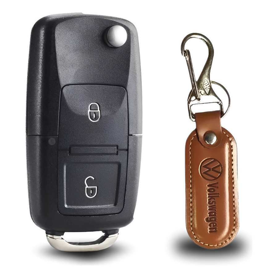 Chave Canivete VW Gol Voyage G5 2 Botões Sem Chip