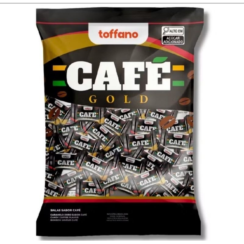 Balas de café gold 500g toffano.para revenda e festas.