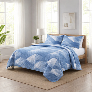 Kit Cobre Leito Colcha King Queen 3 Peças  Travesseiro Luxo Picasso em Oferta na Shopee