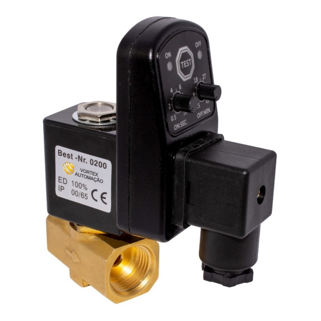 Purgador Eletrônico P/ Ar Comprimido 1/2 Bsp 220v Com Filtro