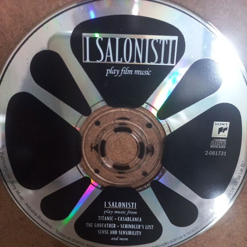 CD I Solist play fil music Titanic Cadablanca e outros