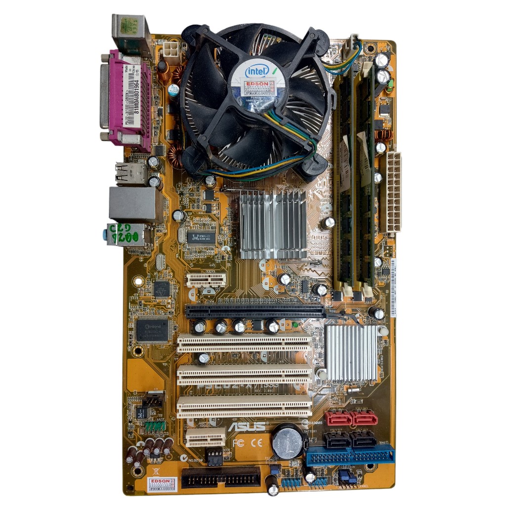 Kit Placa Mae LGA 775 (OFFBOARD) + 2GB Mem DDR2 + Processador CORE 2 DUO E7500 2.53GHz