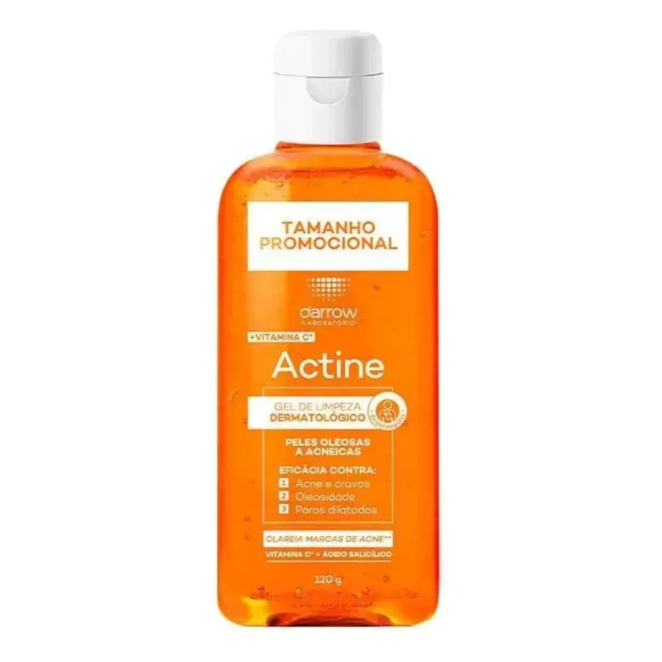 Gel de Limpeza Facial Darrow Actine Peles Oleosas a Acneicas 120g