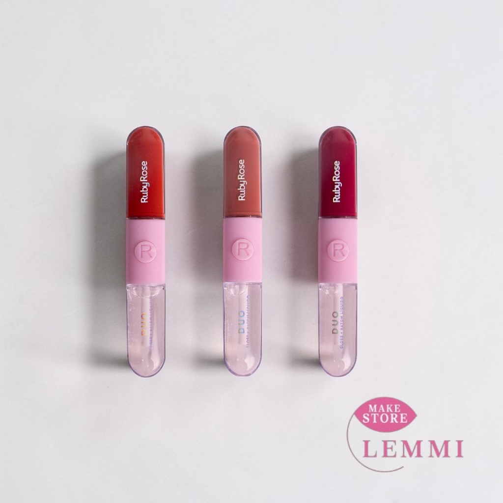 Batom Líquido Duo Ruby Rose