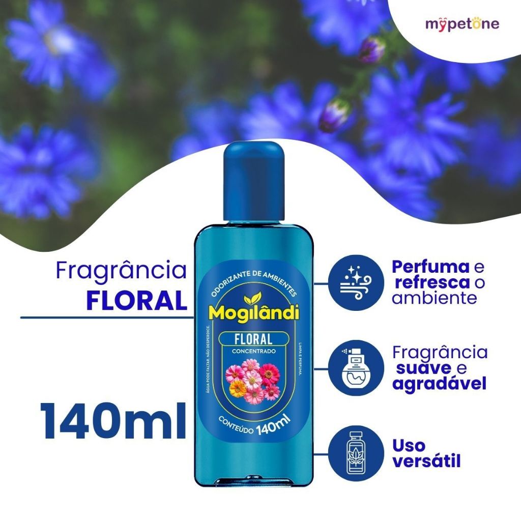 Óleo Odorizante de Ambientes Frescor Floral Mogilândi 140ml