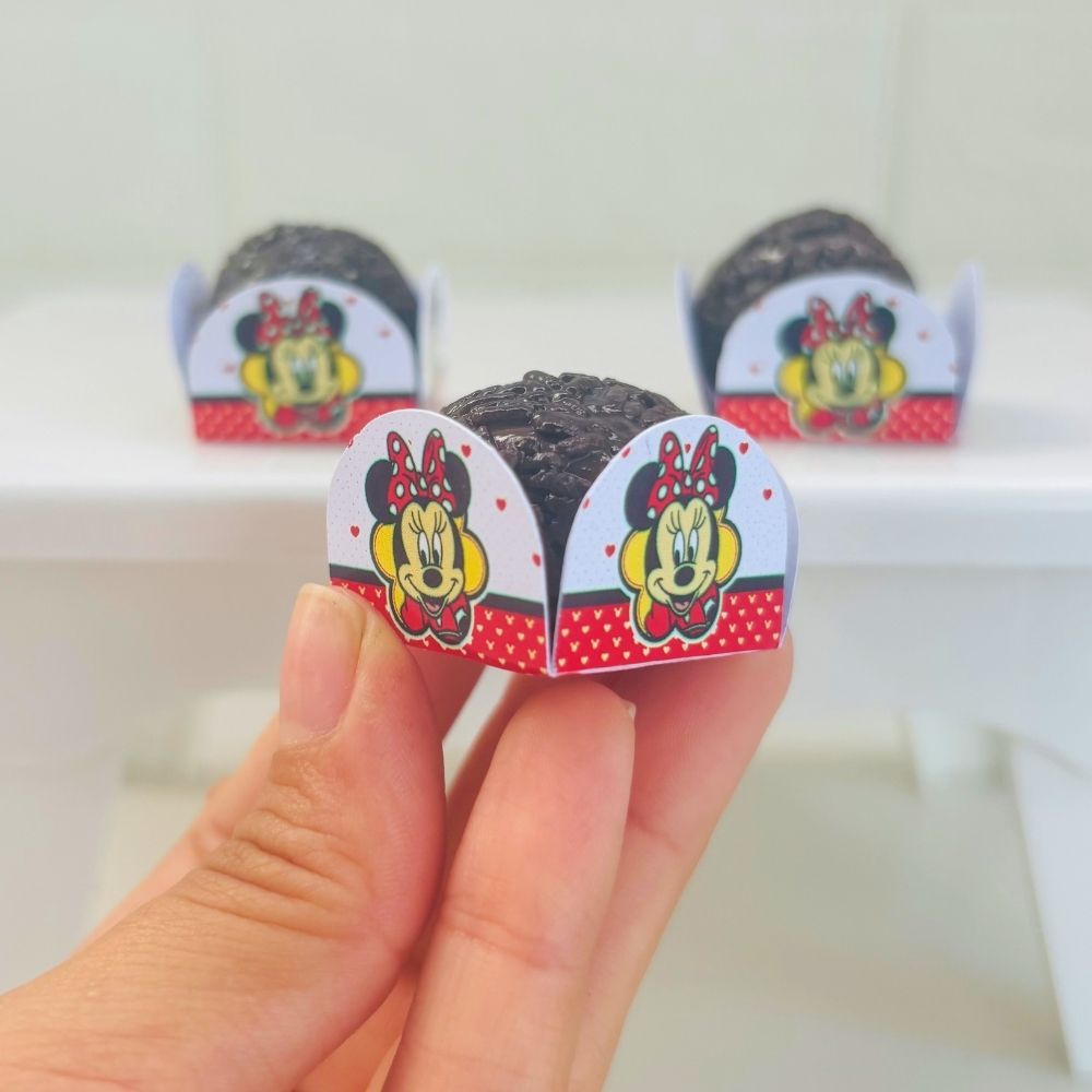 Forminha de Doces Minnie Vermelha / Personalizada / Lembrancinha de Festa /Aniversário