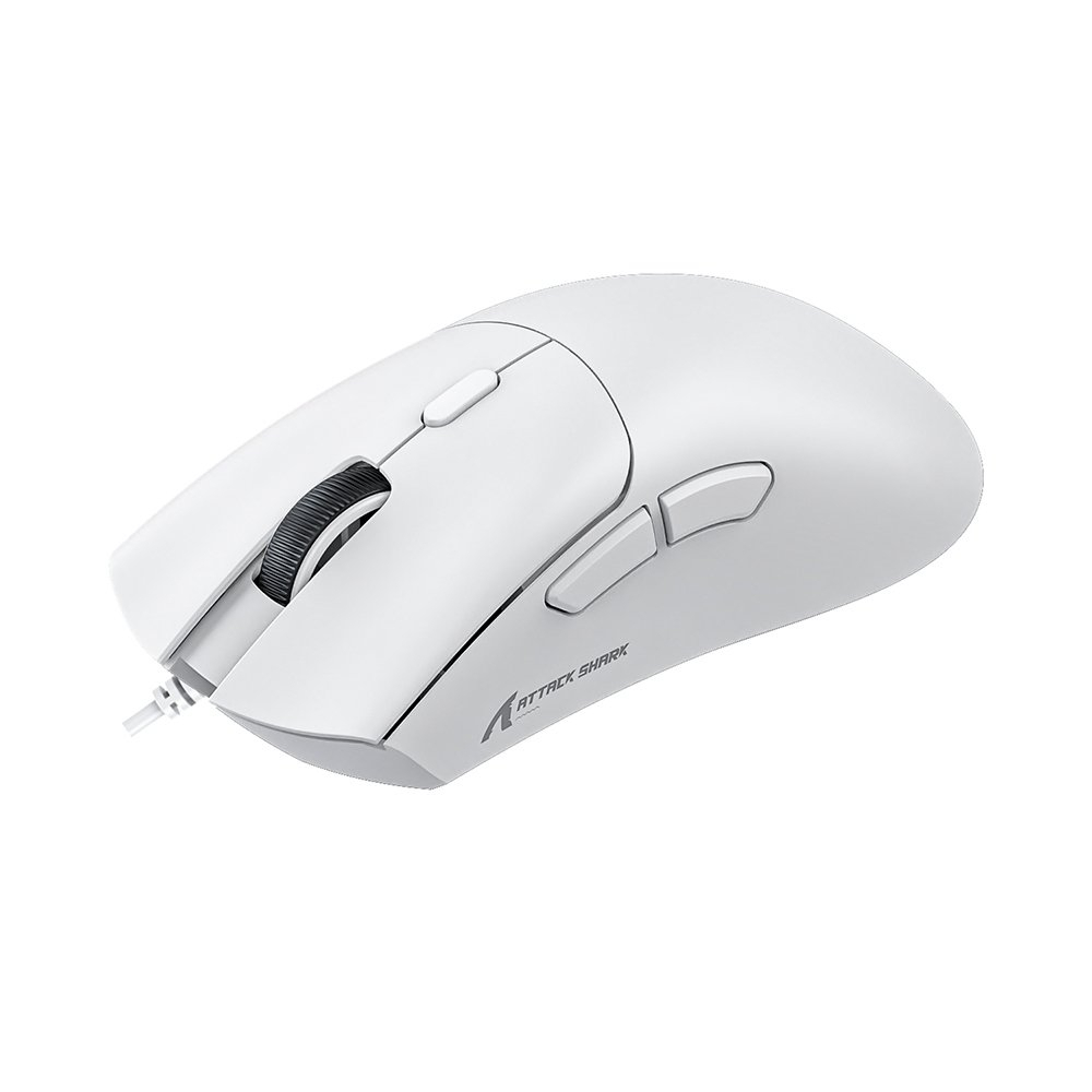 Mouse Sem Fio Gamer Attack Shark R1 Bluetooth 2.4G Tri Mode Paw3311 18000 Dpi 1000Hz Ultra Leve R1