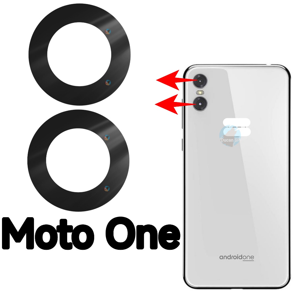 Lente Da Camera Para Moto One Vidro Da Câmera Traseira Xt1941 - Xt1941-3   2 Unidade em Oferta na Shopee