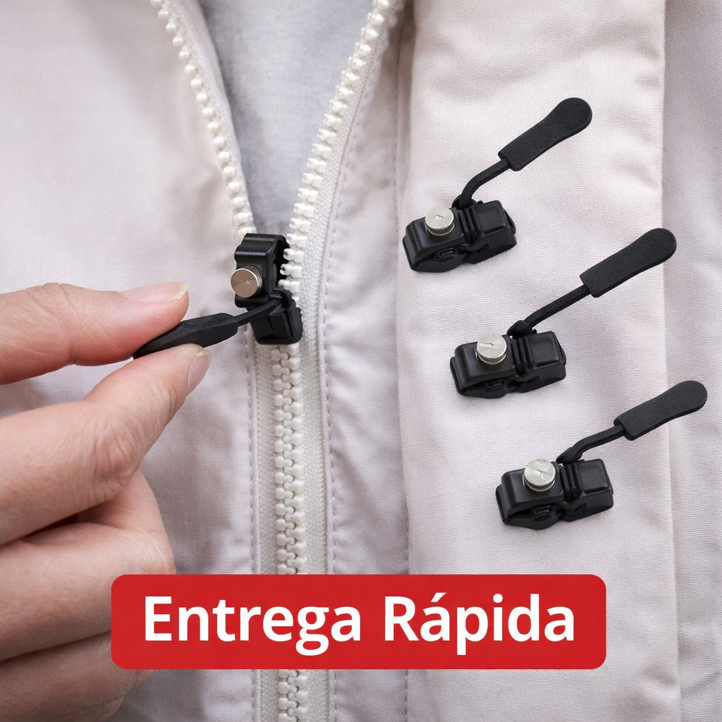 Kit Zípers de Reparo Universal Conserto Instantâneo Sem costura Prático