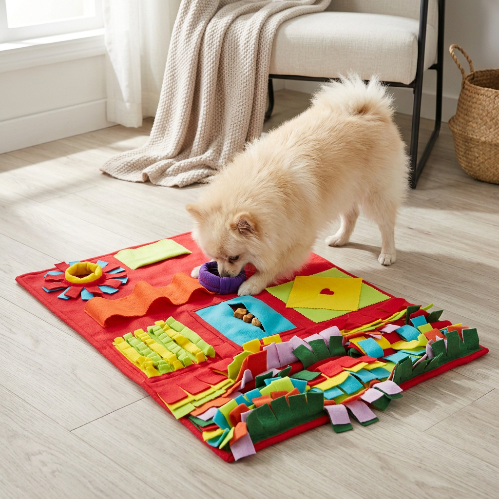 Tapete interativo para pets fuça-fuça