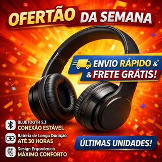 Headphone Bluetooth  Sem Fio Dobrável Com fone Grave Potente Barato envio rápido PROMOÇÃO DO DIA ATÉ ÀS 23:00 em Oferta na Shopee