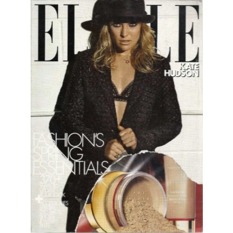 REVISTA ELLE, DE FEVEREIRO DE 2009, COM KATE HUDSON NA CAPA.