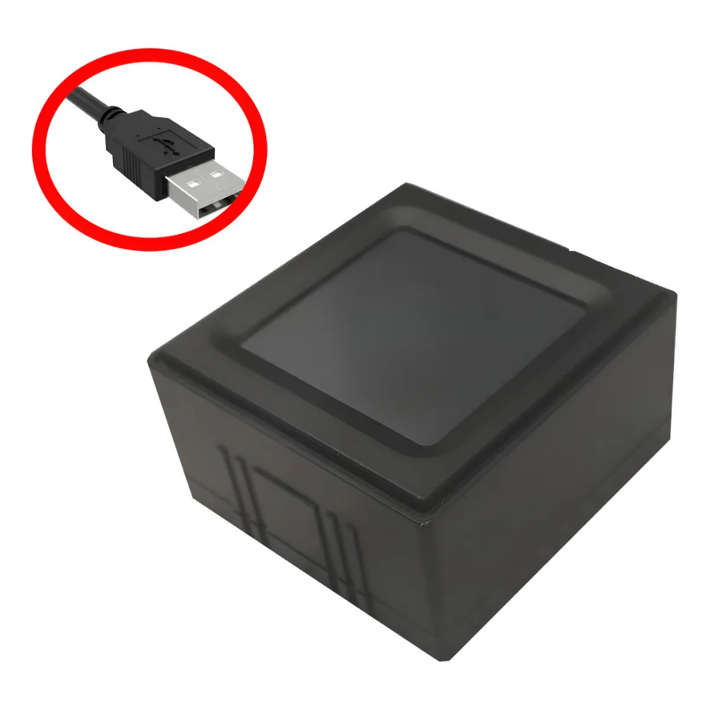 Scanner Biométrico Watson Mini Leitor Digital para Impressões - Detran - USB - Preto