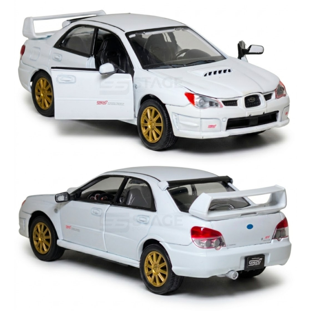 Miniatura Subaru Impreza WRX STI 18cm 1/24 Motor Max