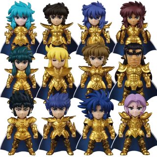 Action Figure Cavaleiros Do Zodíaco Miniatura Saint Seiya Anime - Cavaleiros De Ouro