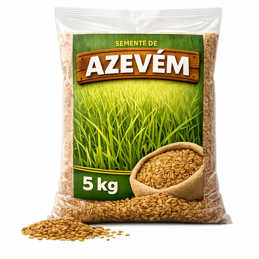 Semente Azevém 5kg Germinação Garantida Pasto Inverno Gado Ovelha Cavalo