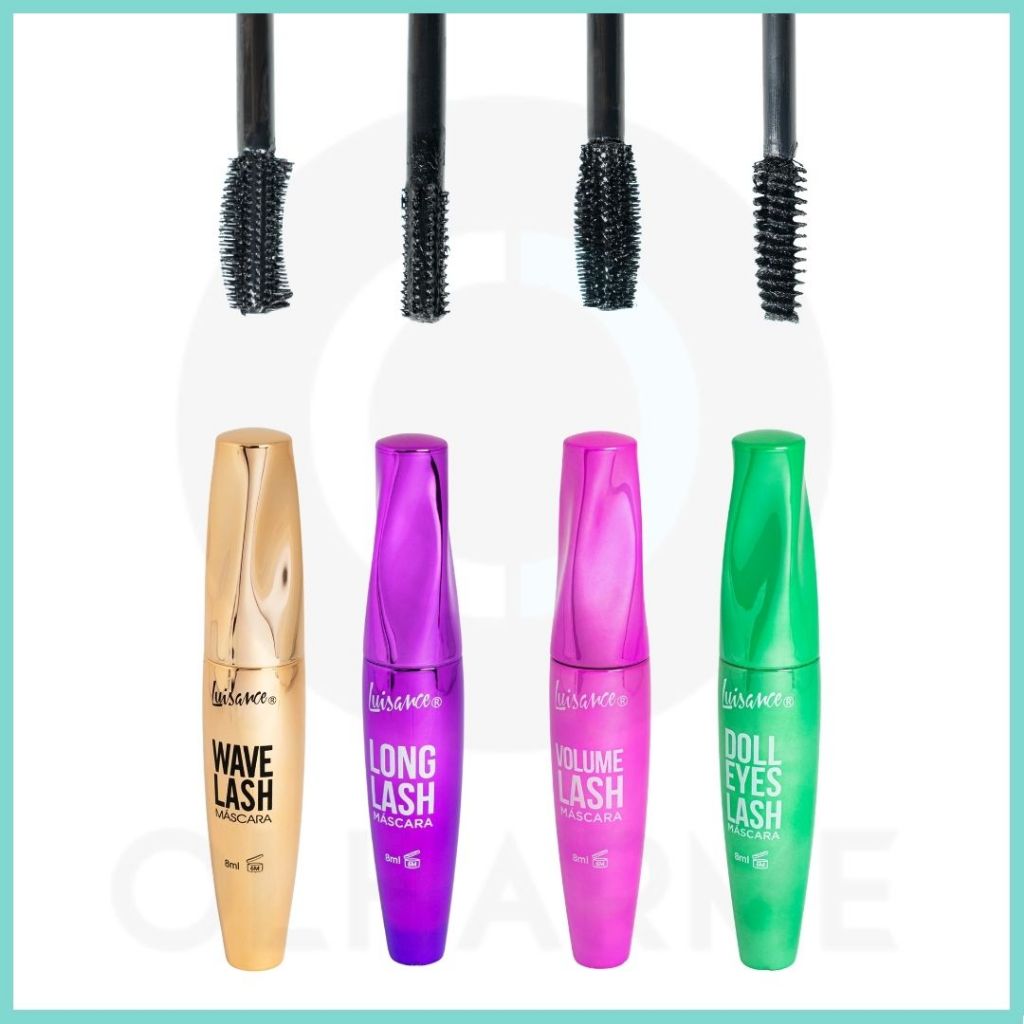 Máscara de Cílios Luisance Wave Volume Long Doll Eyes Alongador Volumizador Definição em Oferta na Shopee