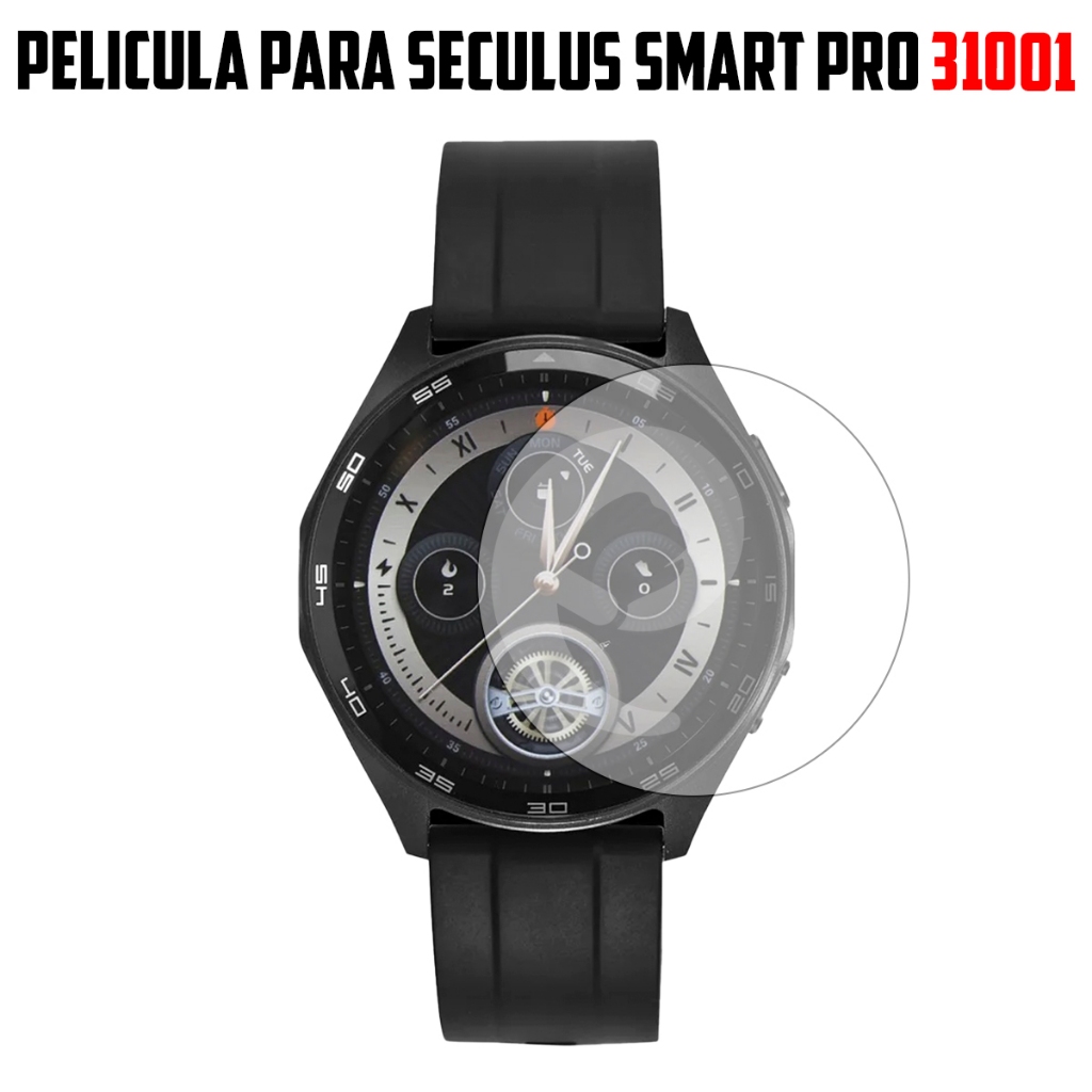 Película para Smartwatch Seculus Smart PRO 31001 de vidro temperado Proteção de Tela