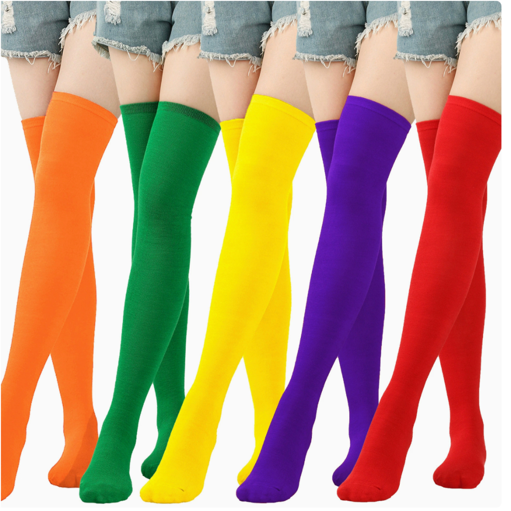 Meia 7/8 Branca Lisa Até o joelho em Oferta na Shopee