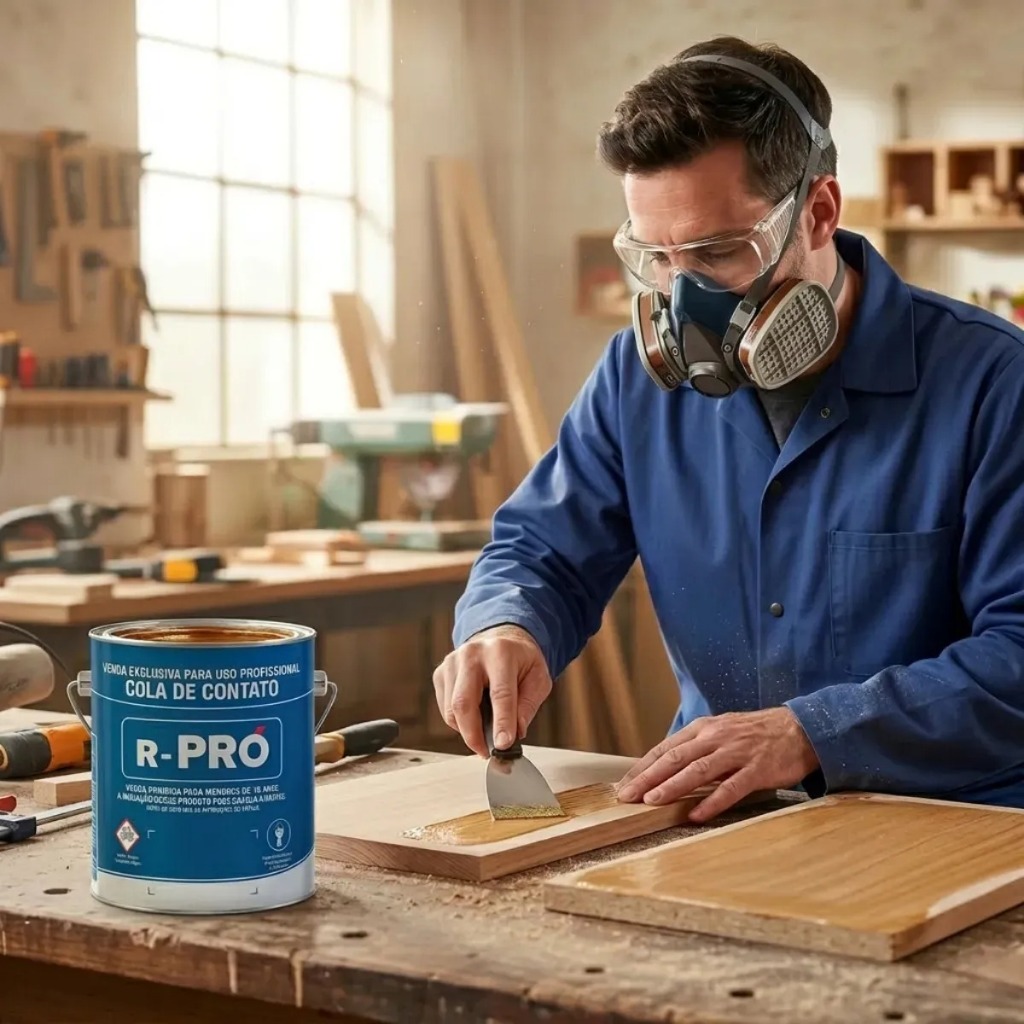 Detalhes do Cola de Contato R Pro 2,8kg Extra Forte Multiuso Couro Madeira Laminados Sapateiro Tapeceiro Killing