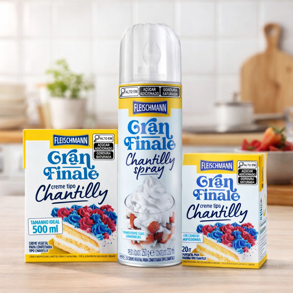 Creme Vegetal Para Confeitaria tipo Chantilly Gran Finale Fleischmann em Oferta na Shopee