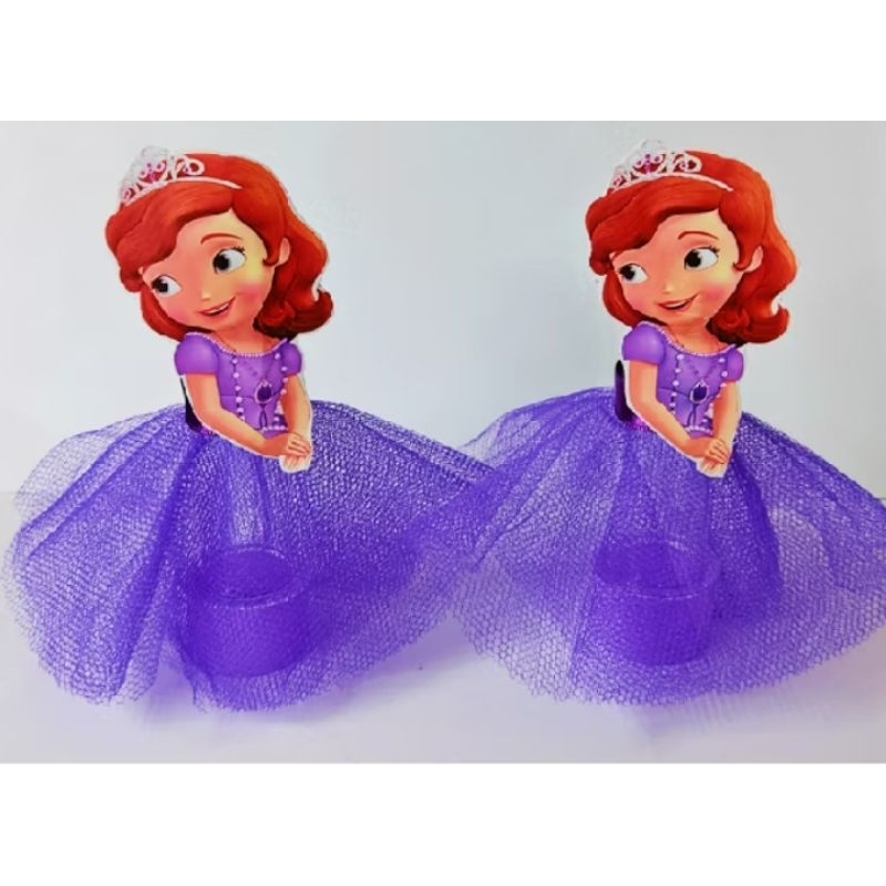 10 Tubetes personalizado princesa Sofia para lembrancinhas de aniversário