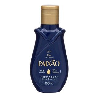 Óleo Corporal Paixão Amêndoa Inspiradora Rosas Brancas 100ml