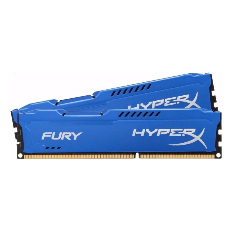 Memória RAM 8GB DDR3 Kingston HyperX Fury 1600MHz Desktop Alta Performance