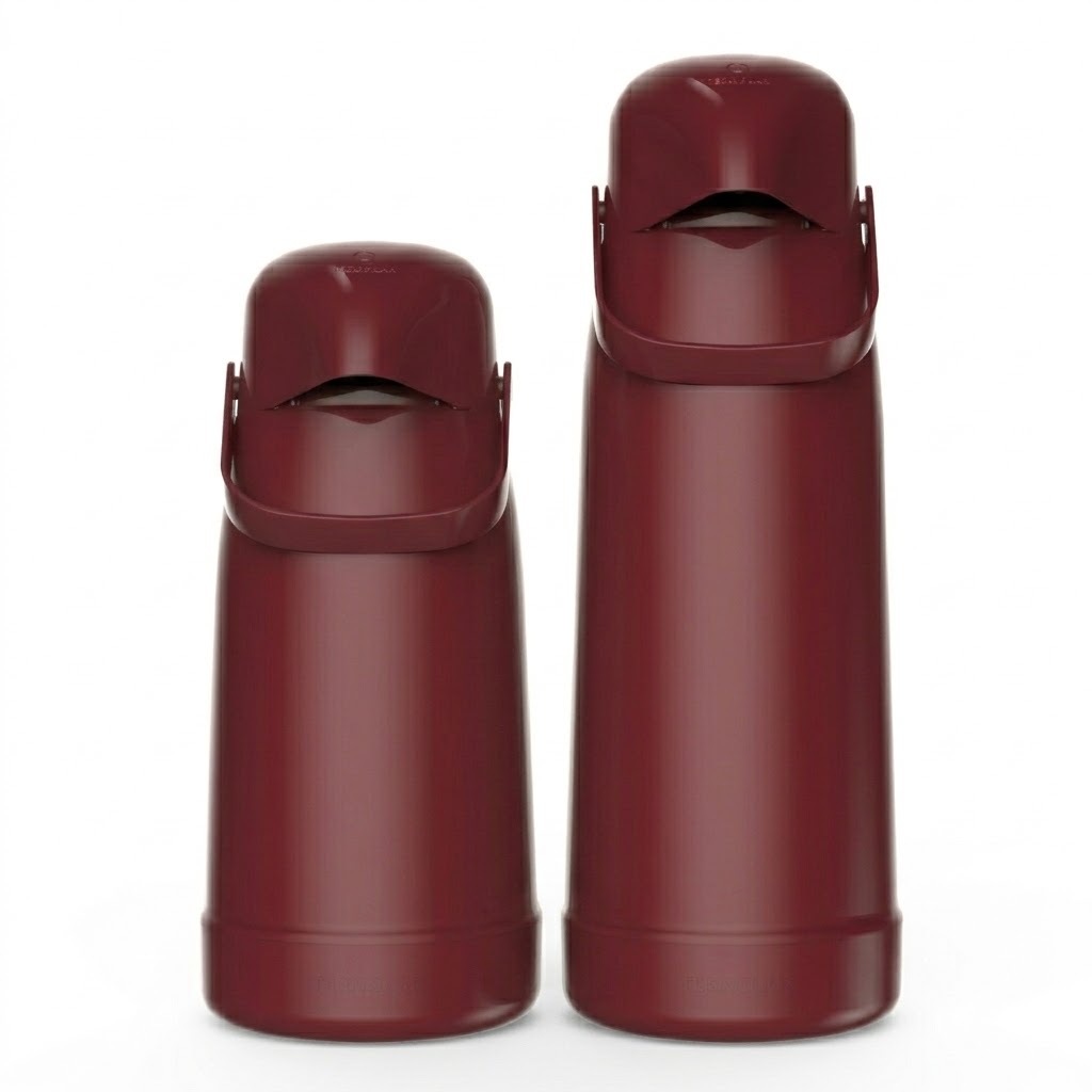 Garrafa Térmica Magic Pump Vermelho Metropole TERMOLAR