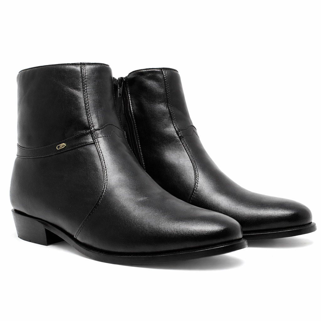 Bota Botina Masculina Di Ferutti Social 100% Em Couro 210