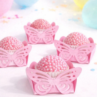 25-50-100 Forminhas de doces Jardim Encantado das Borboletas