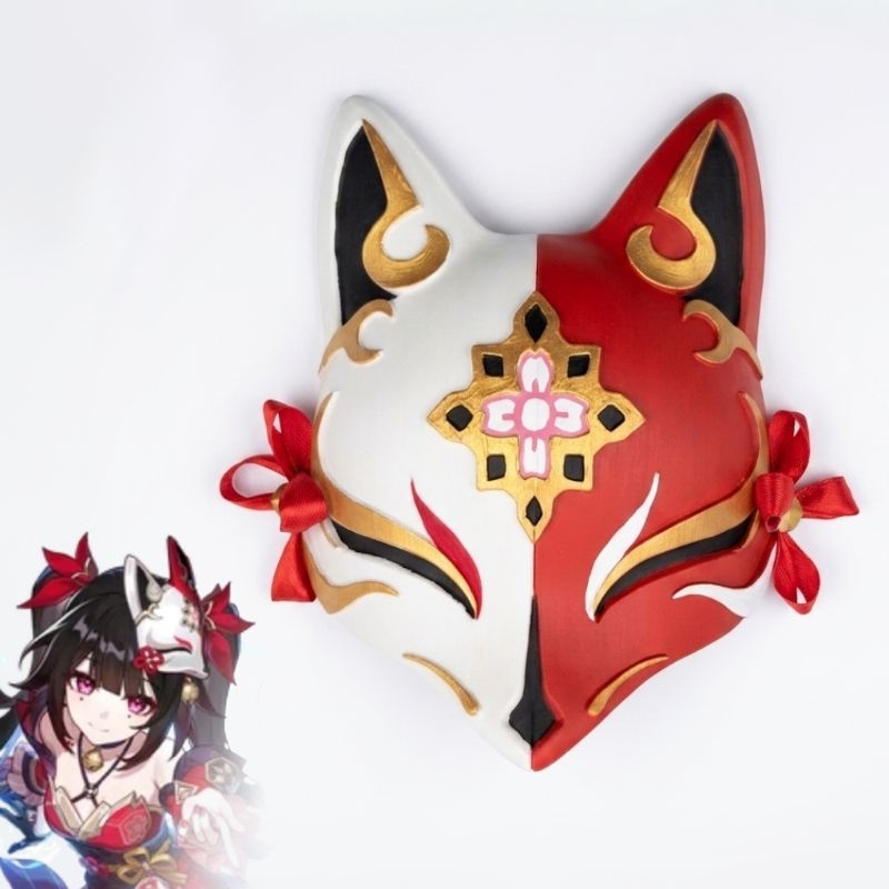 Máscara Sparkle Honkai: Star Rail Sparkle Cosplay mascara animal raposa