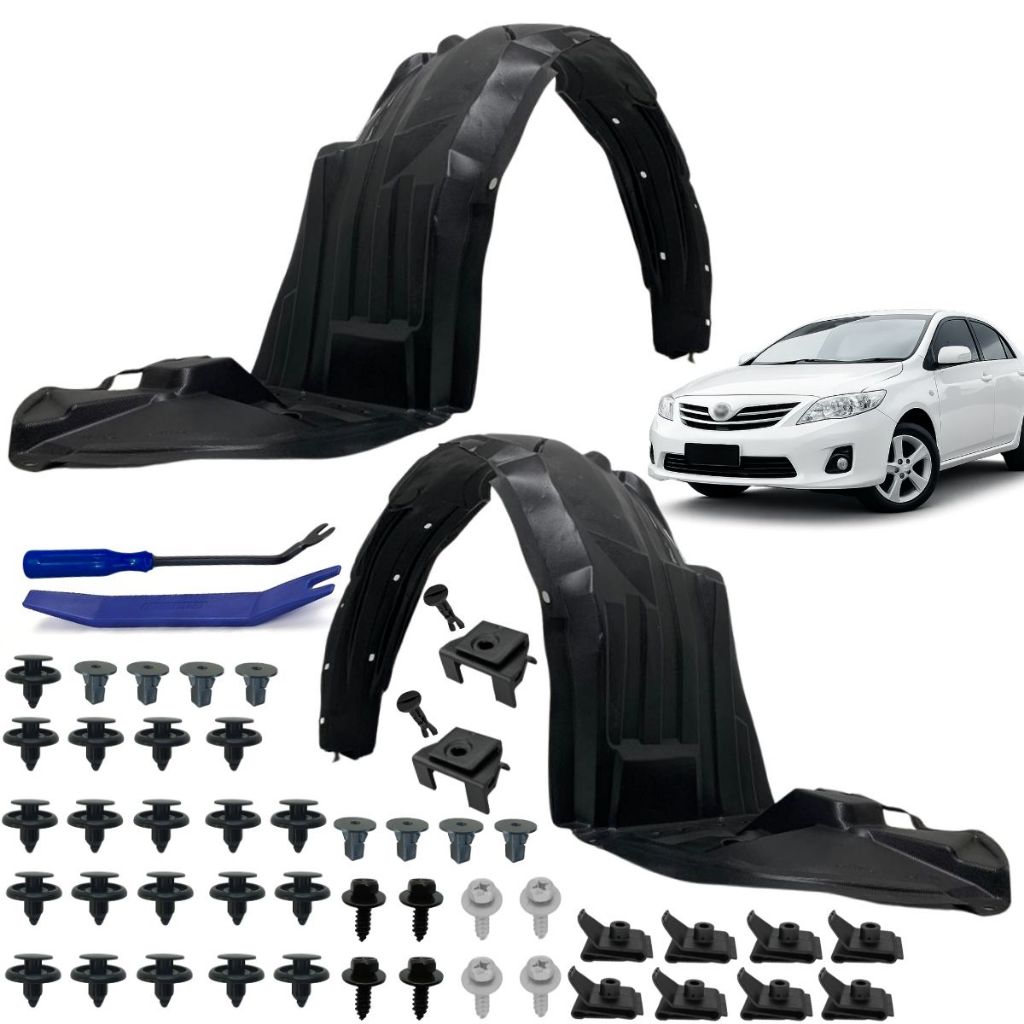 Parabarro Lameiro Protetor Capa De Roda DIanteiro Para Toyota Corolla 2008 a 2014 Todos