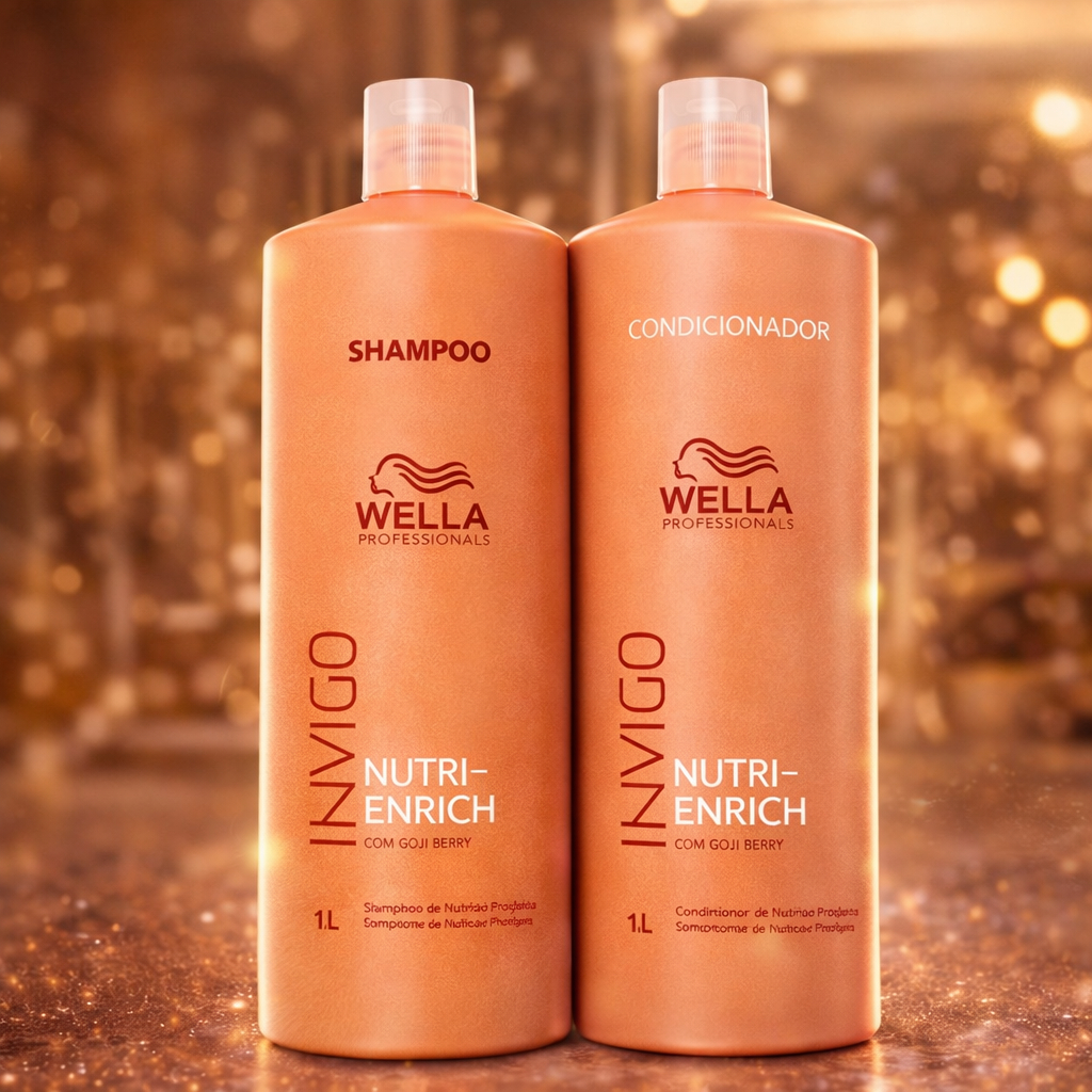 kit Shampoo e Condicionador Wella Professionals Invigo Nutri-Enrich 1L+ frete gratis