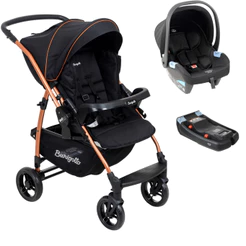 Carrinho Passeio Bebe Conforto Base Burigotto Rio K Preto Cobre