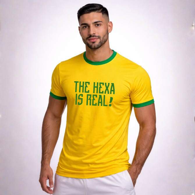 Camiseta Futebol Brasil Copa Do Mundo Unissex Camisa T-Shirt Feminina e Masculina Envio Rápido