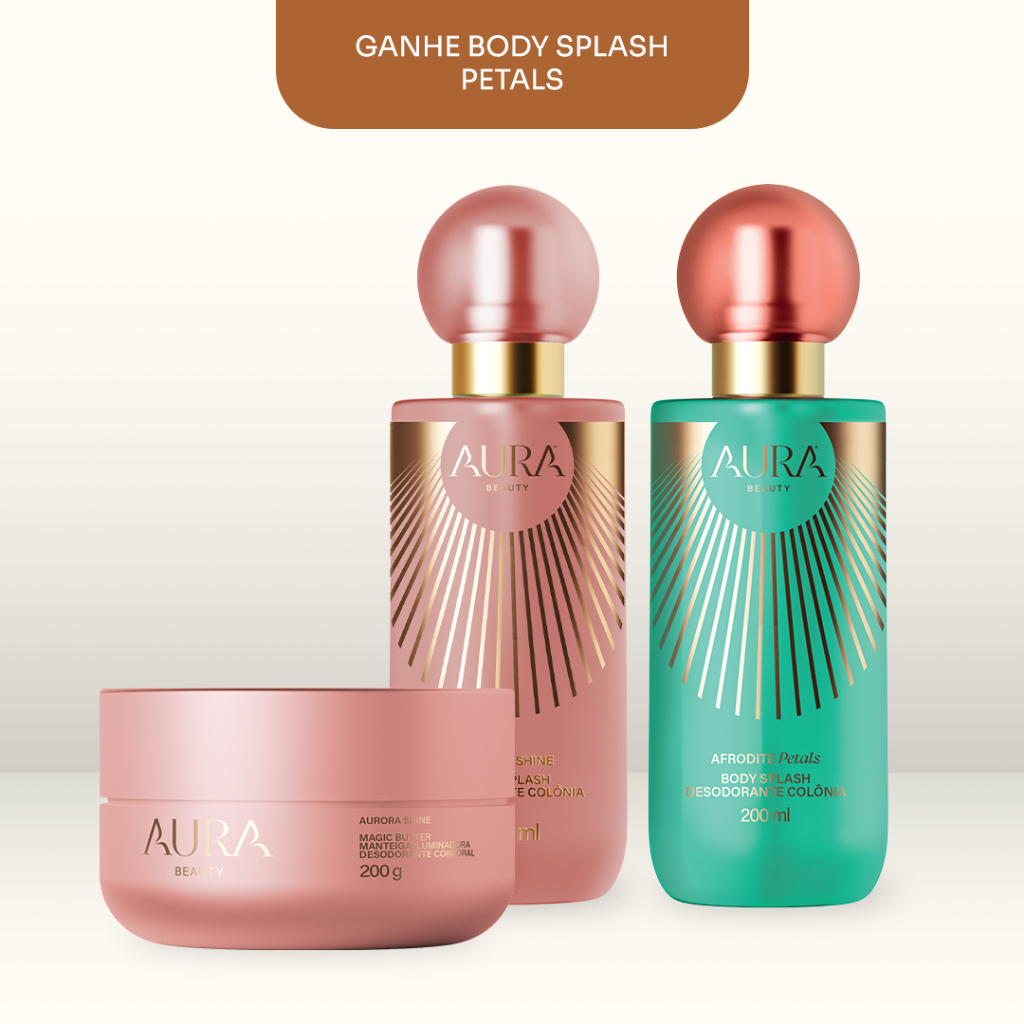 Dupla Aurora Shine + Body Splash Petals 200ml