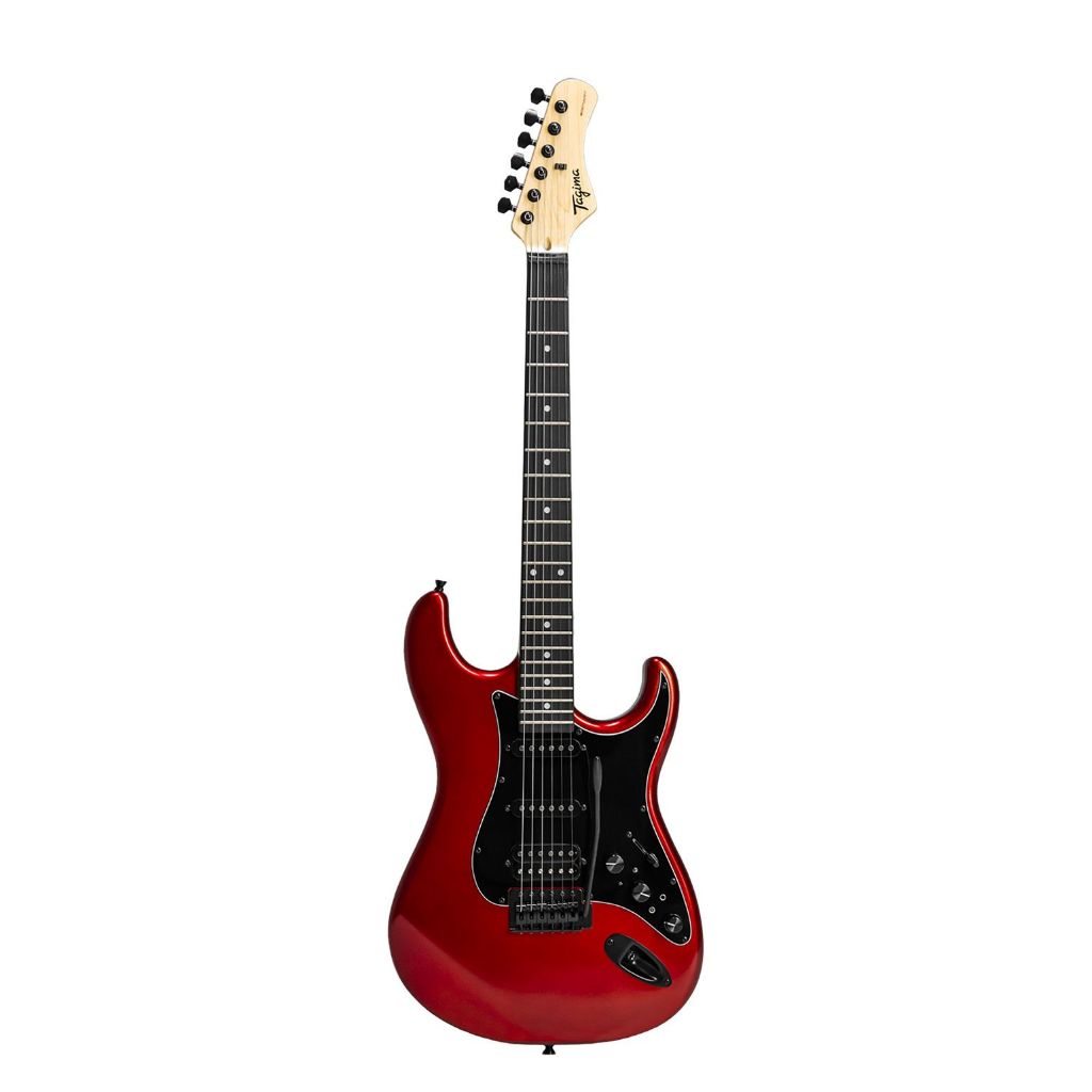 Imagem Guitarra Elétrica Tagima Sixmart Ca Stratocaster Escala Escura Com Efeitos
