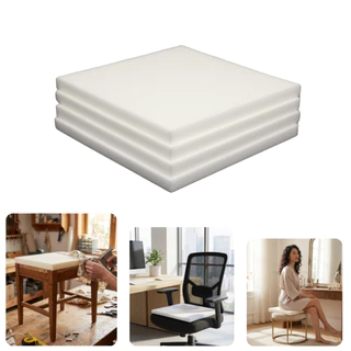 Espuma cadeira 45x45x3cm D28 - Kit 4 unid.