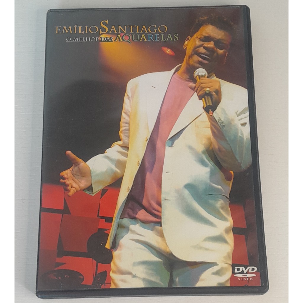 Dvd - Emílio Santiago - O Melhor Das Aquarelas ( Original )