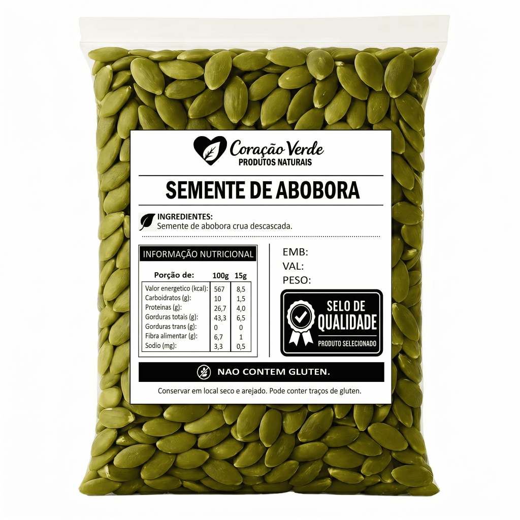 Semente de Abóbora Premium – Nutrição e Energia Natural